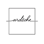 Ardèche dans carré Noir