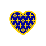 coeur au fleur de lys