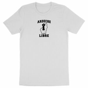 Ardèche libre poing carte noir